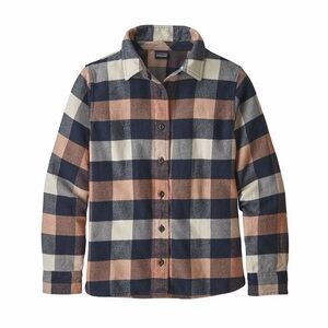 Plaid Flannel Button-Up Shirt
